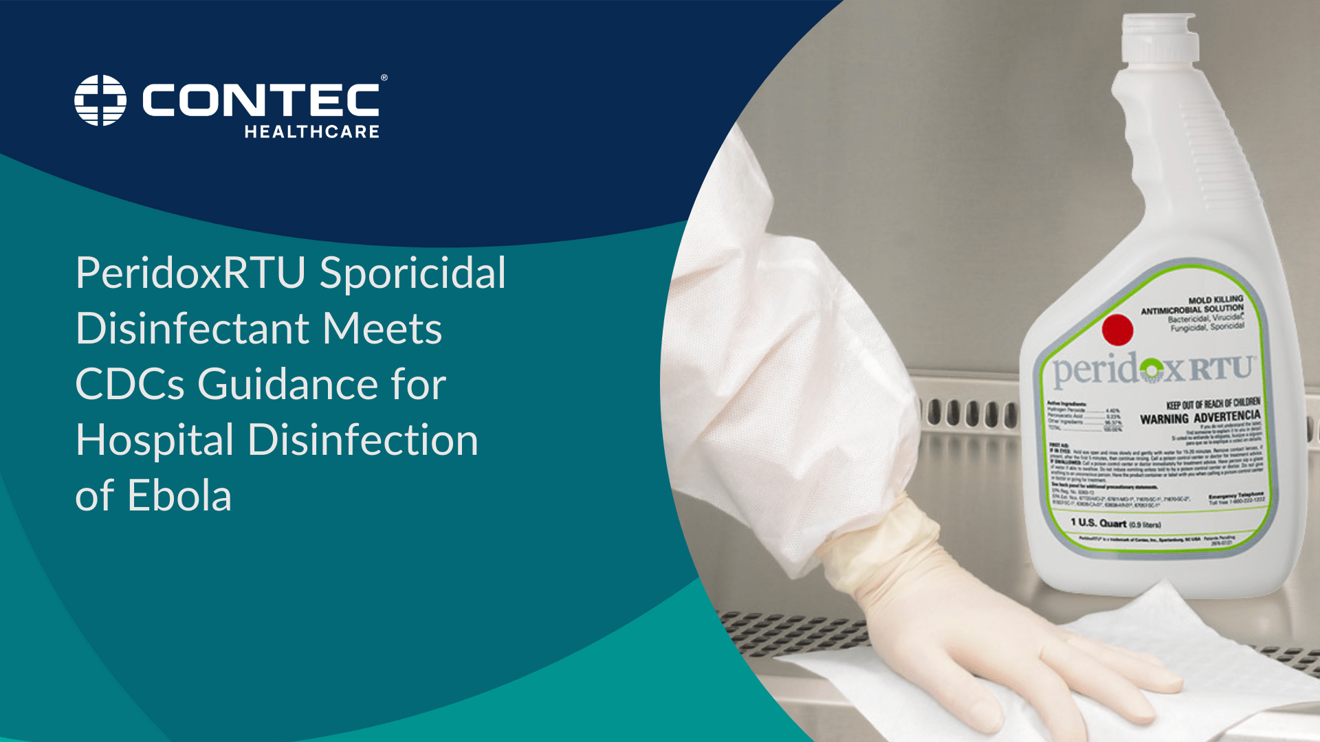 PeridoxRTU Sporicidal Disinfectant Meets CDCs Guidance for Hospital